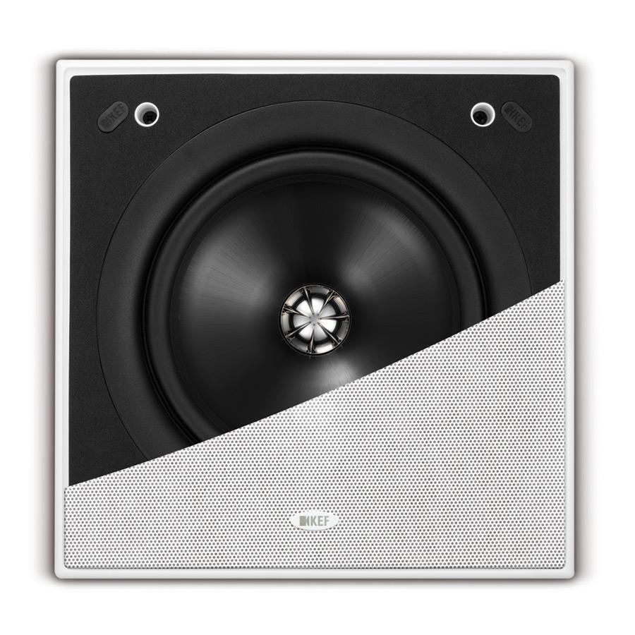 Kef CI200QS In-Wall/ Ceiling Speaker, White Grill - B Stock